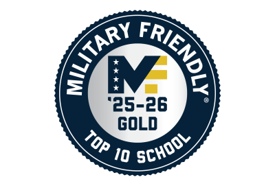 Military Friendly Top 10 School seal