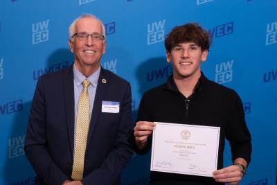 Chancellor Carney and Mason Spice