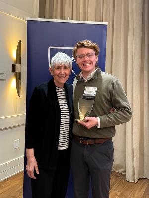 Omid Razmpour and Emory mentor Dr. Jeannie Cimiotti