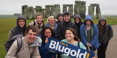 UWEC students at Stonehenge.