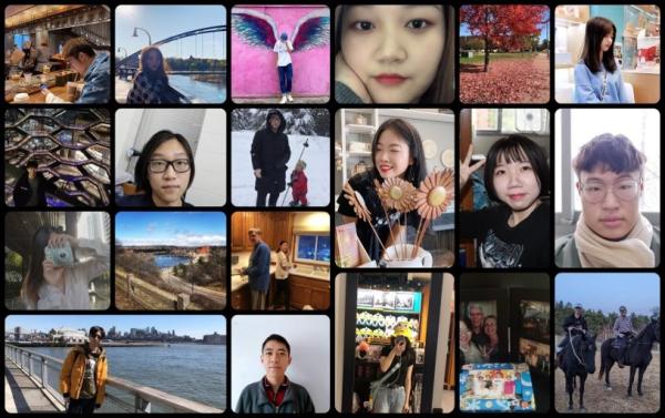 Chinese student photo collage