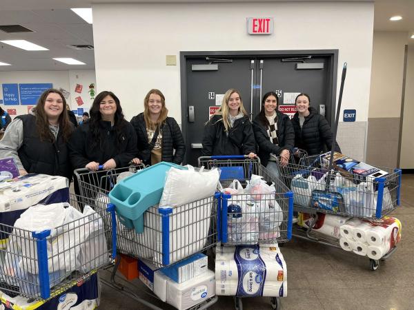 Marshfield nursing students show for wish-list items