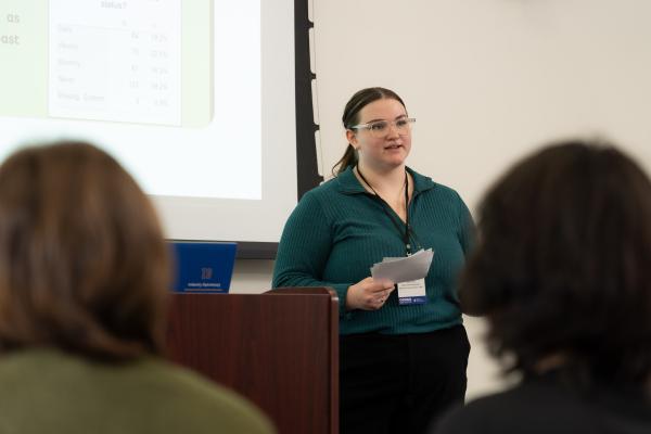 Emily Casey presenting at CERCA 