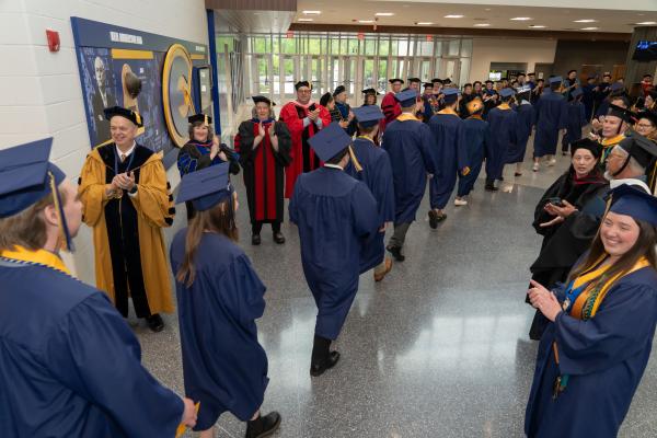 Morning processional for graduation 