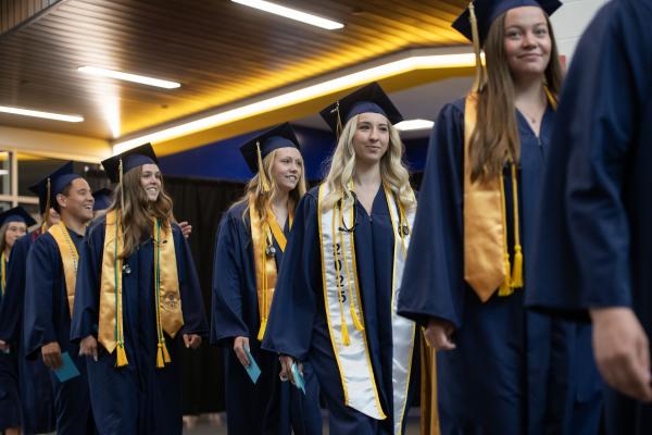 Graduates at spring 2025 commencement ceremonies