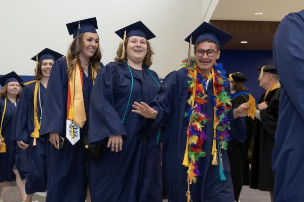 Graduates at spring 2025 commencement ceremonies