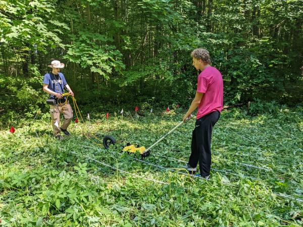 Ground radar testing in Lithuania