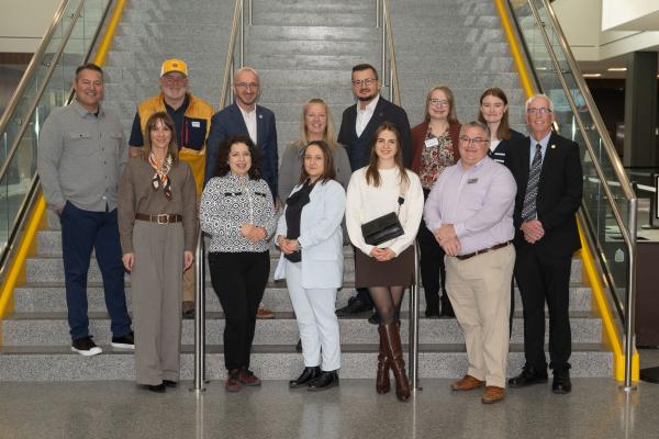 group shot of Polish delegation at Sonnentag 