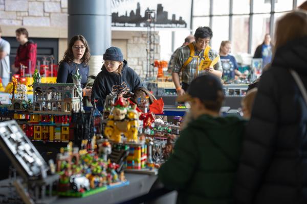 Legos at GeekCon on Dec. 6