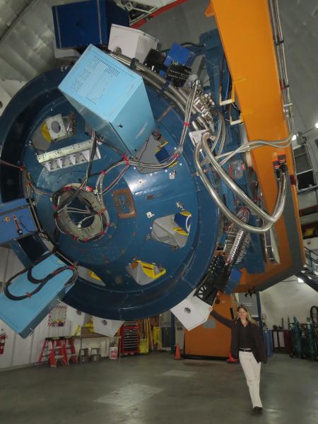 Susan Lederer at NASA with IM2 moon mission 