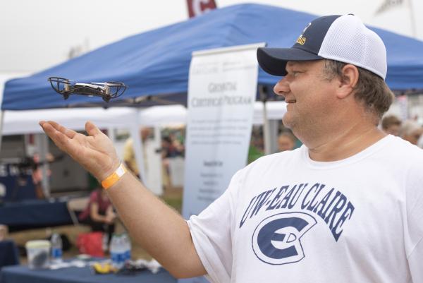 Martin Goettl and mini-drone