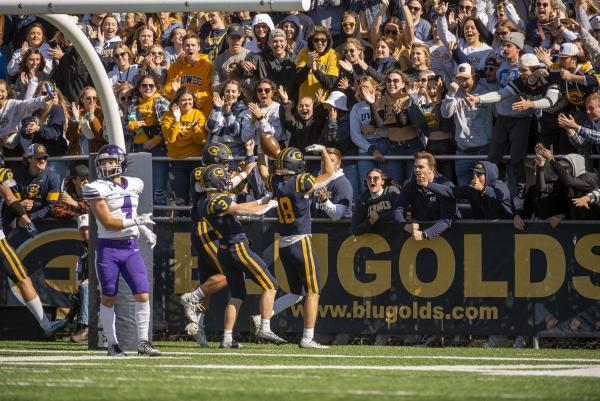 Football game for UWEC in Carson Park