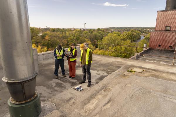 Rooftop view from Banbury place in the fall