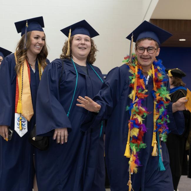 Graduates at spring 2025 commencement ceremonies