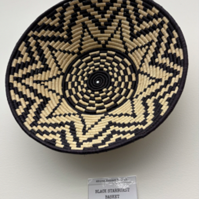 Ugandan Harvest Pinwheel Basket