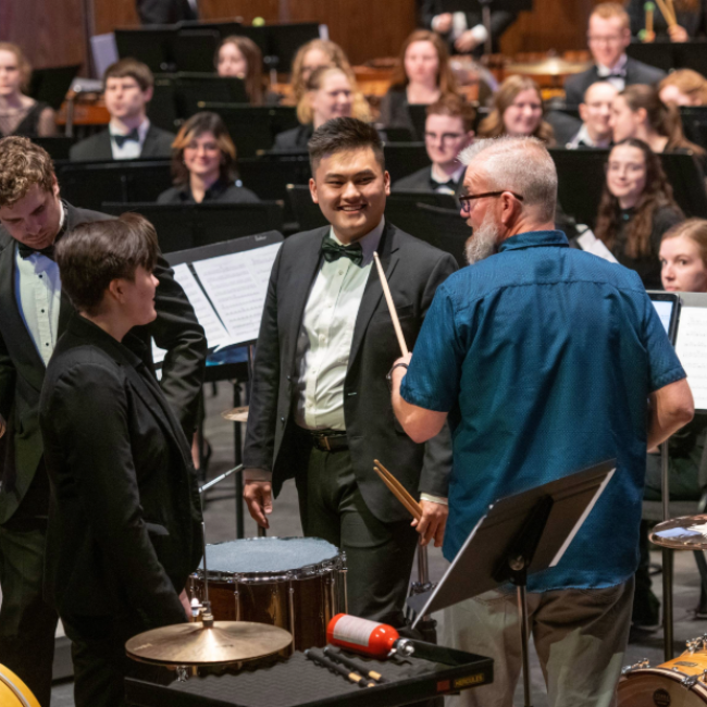 2021 Wind Symphony Percussionists