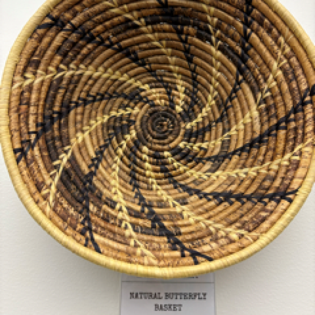 Ugandan Butterfly Basket.
