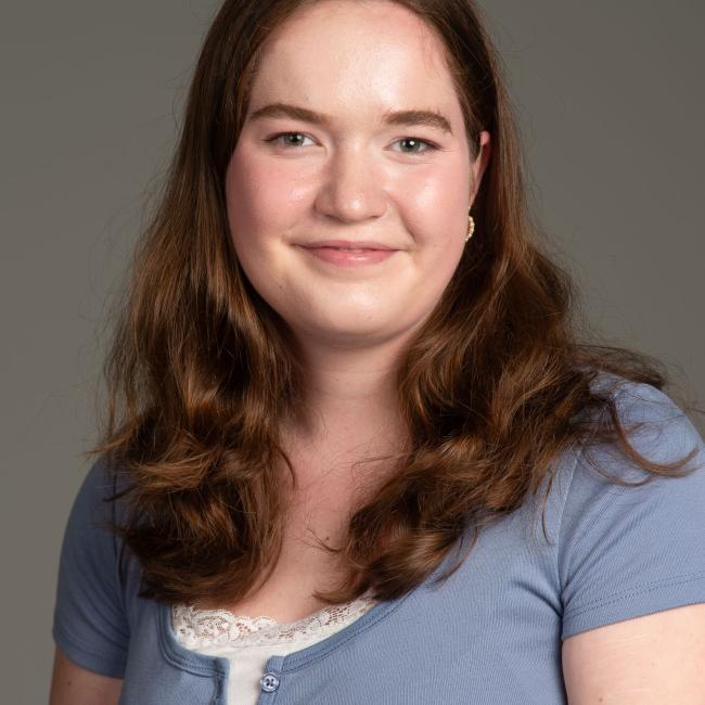 young woman with long brown hair
