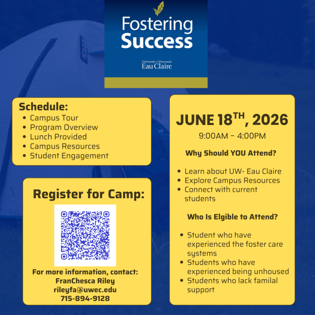 Fostering Success Camp Flyer