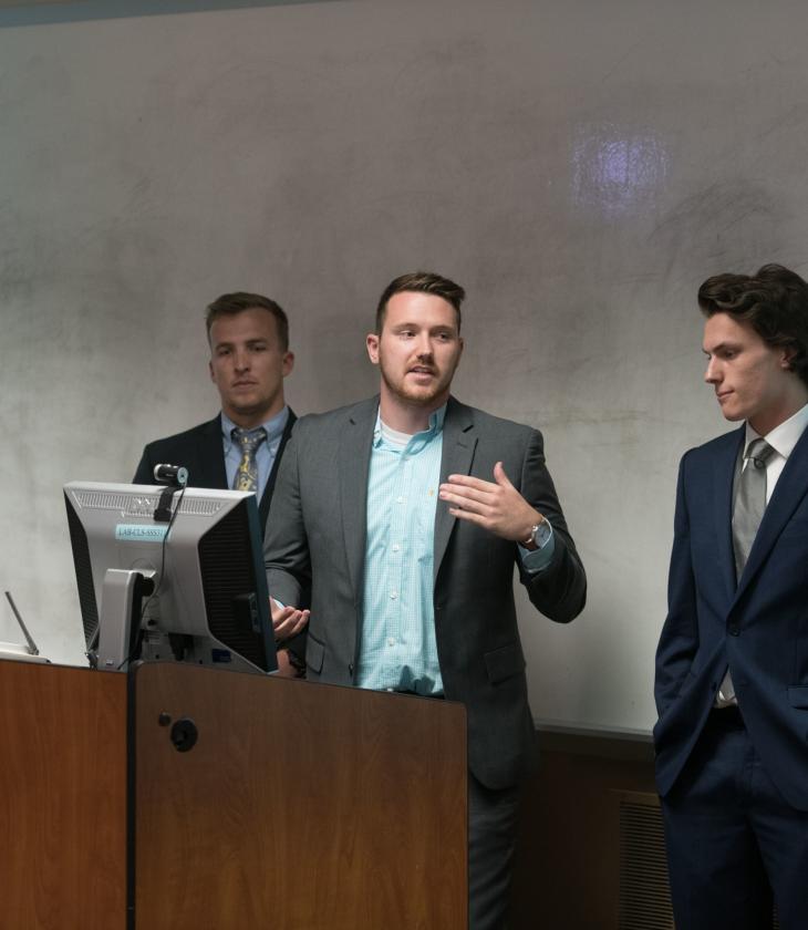 COB student presentation group