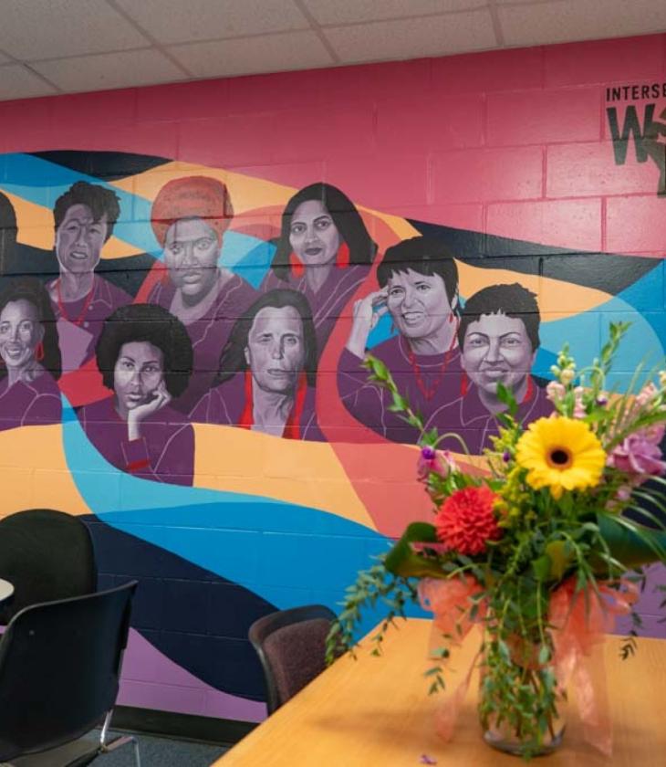 Intersectional Women's Center mural
