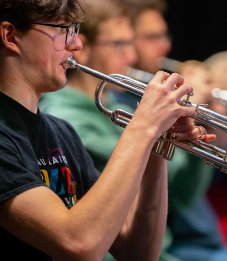 trumpet player