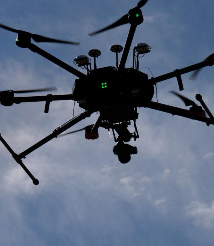 Drone in the air