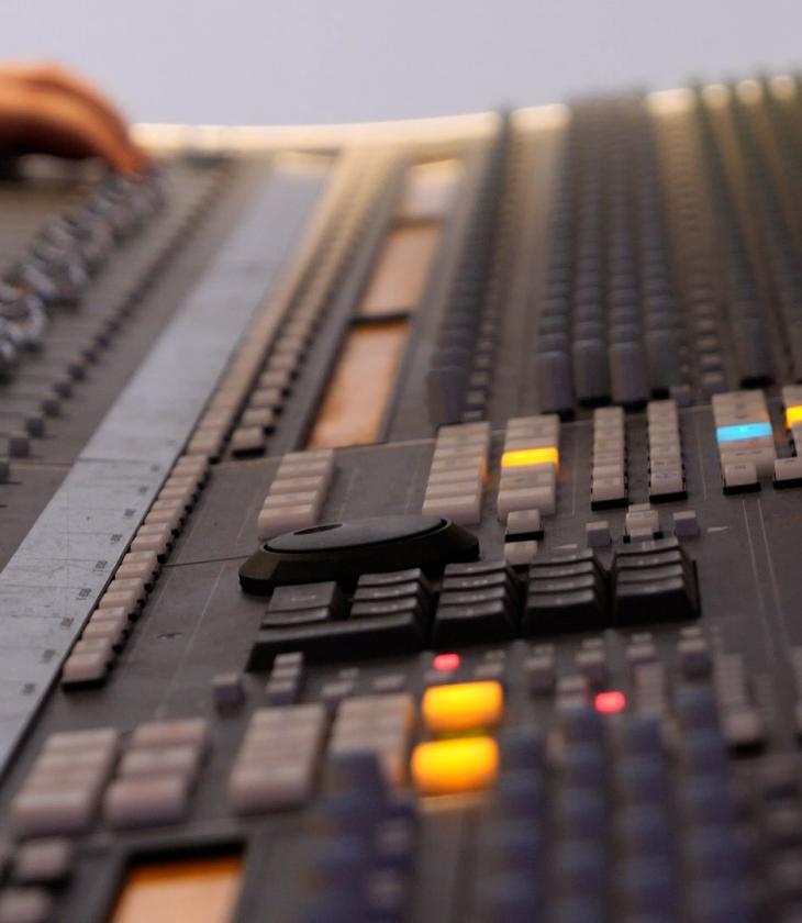 Recording Board at the Pablo Center