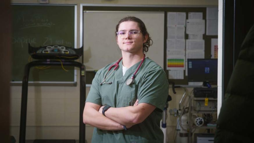 Nik Carpenter, cardiac rehab intern