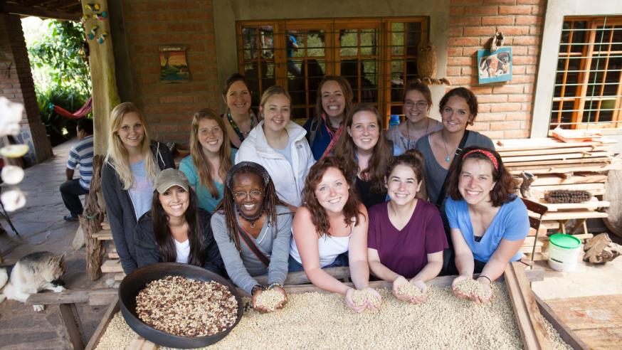 coffee plantation visit in Guatemala