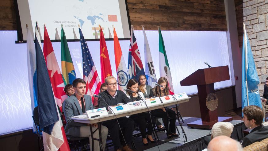 Mock United Nations summit