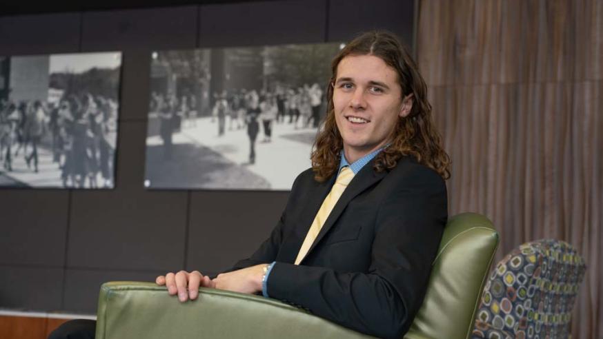 Mitch Stegeman, management and finance grad 2023