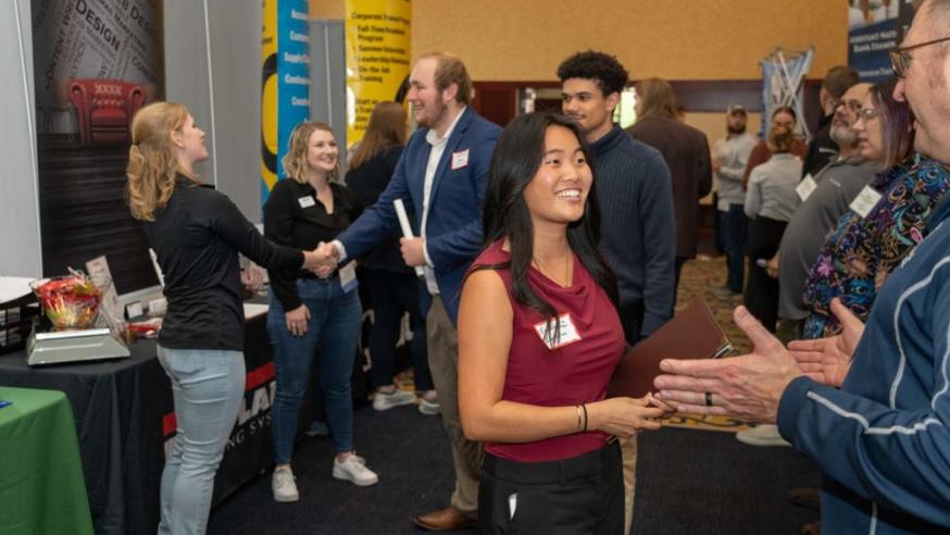 career fair scene 2023