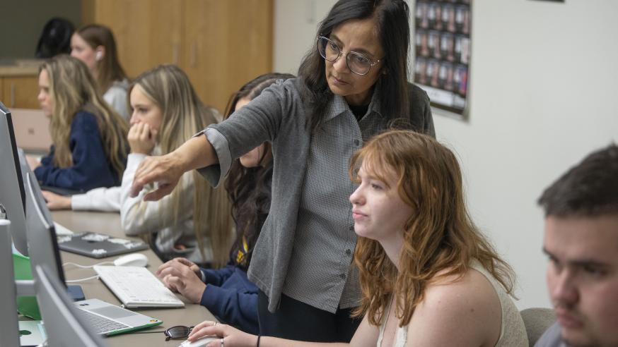 Ganga Vadhavkar teaching CJ class 