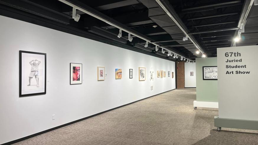 art show in Foster Gallery