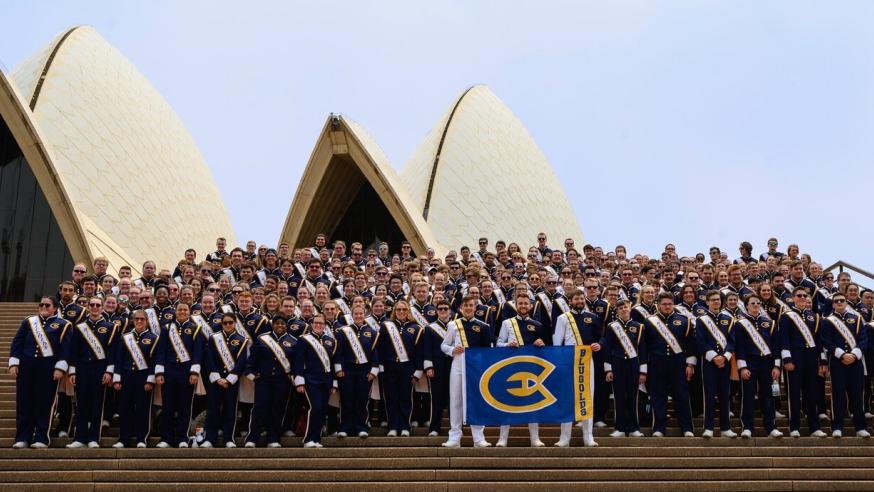 Blugold Marching Band in Sydney