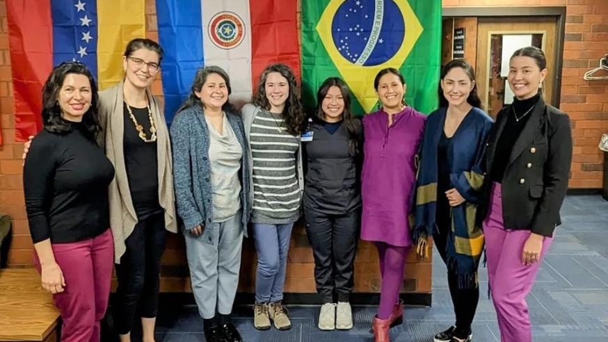 LAs women's group shot in LatinX Culture Center 