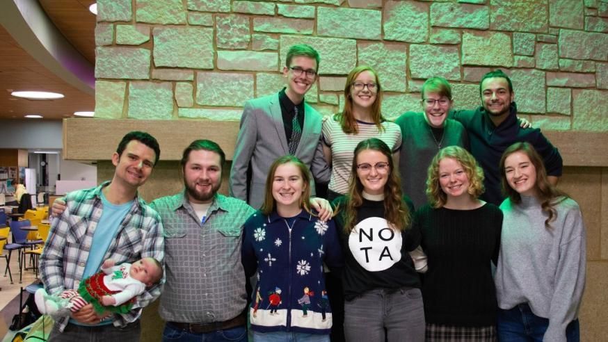 2020 NOTA holiday group shot in Davies 