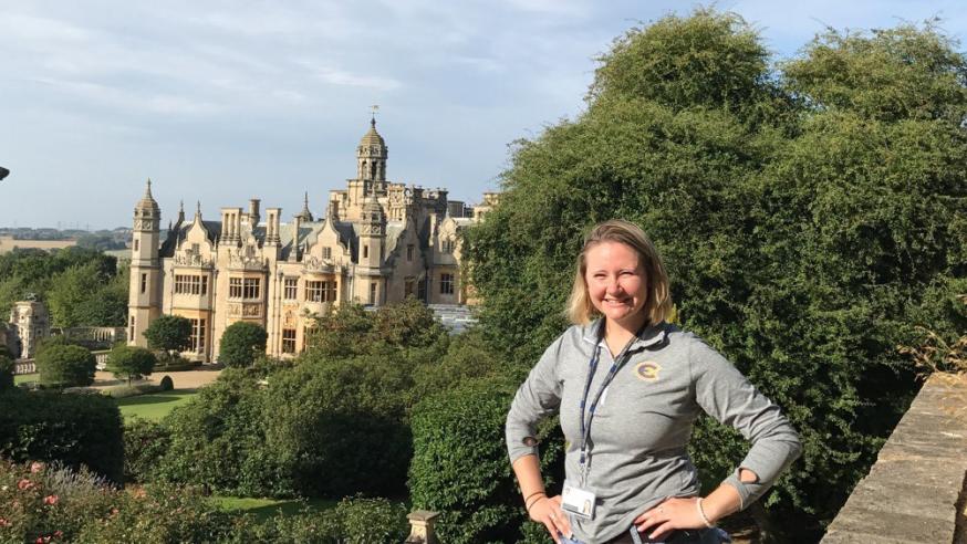 LeeAnn Przybylski in UK for study abroad in political science 