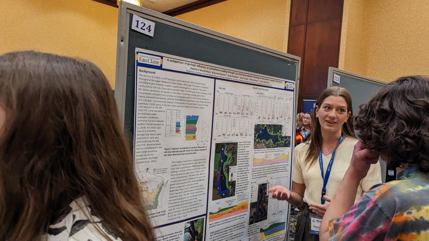 hydrology major Madeline Marchiafava research poster