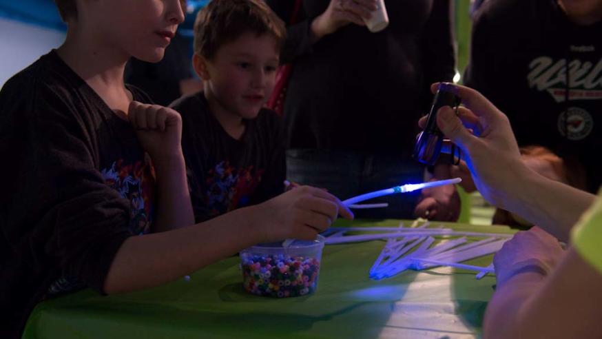 youth science event at Children's Museum 