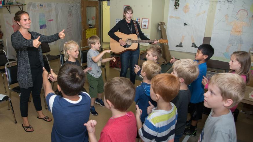 French class in Bilingual Beginnings at CNA