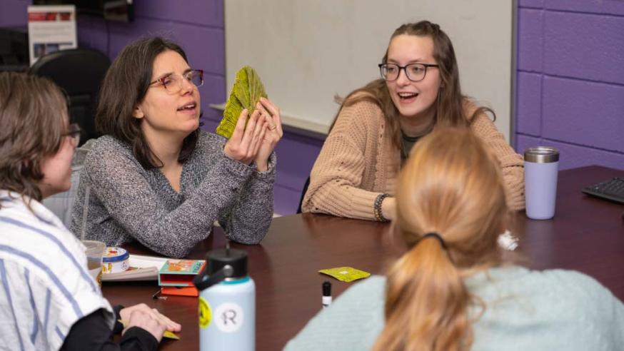 French class using games with Jessica Miller