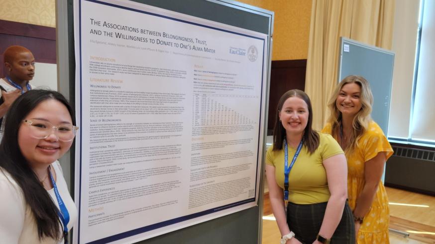 CJ team at CERCA with poster