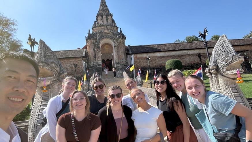 students in immersin in Thailand through COB 2023