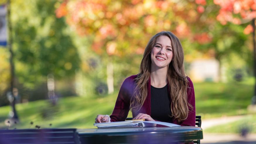 Theresa Guth, social work major, child welfare certificate