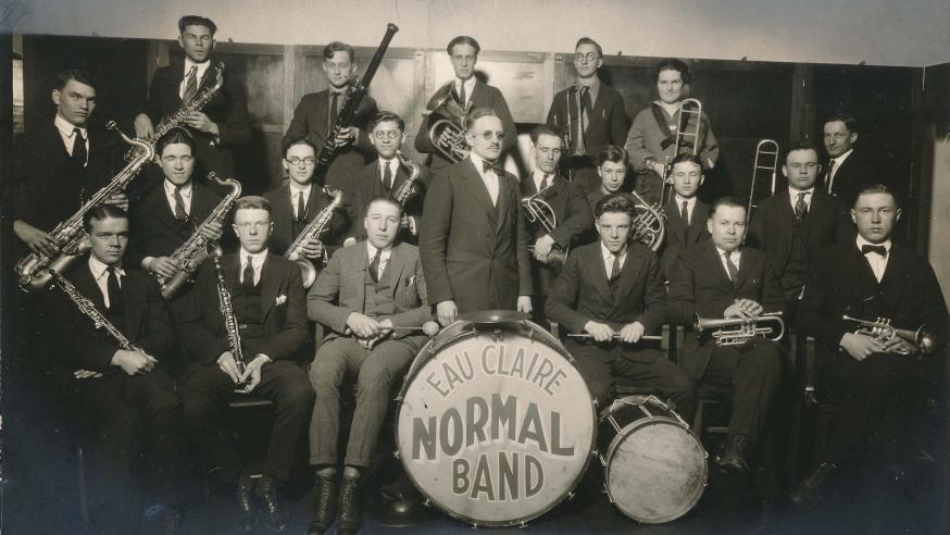 1922 Eau Claire Normal Band - UWEC Bands recently celebrated 100 years!