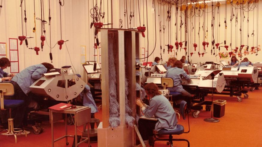 Cray production floor 1970s