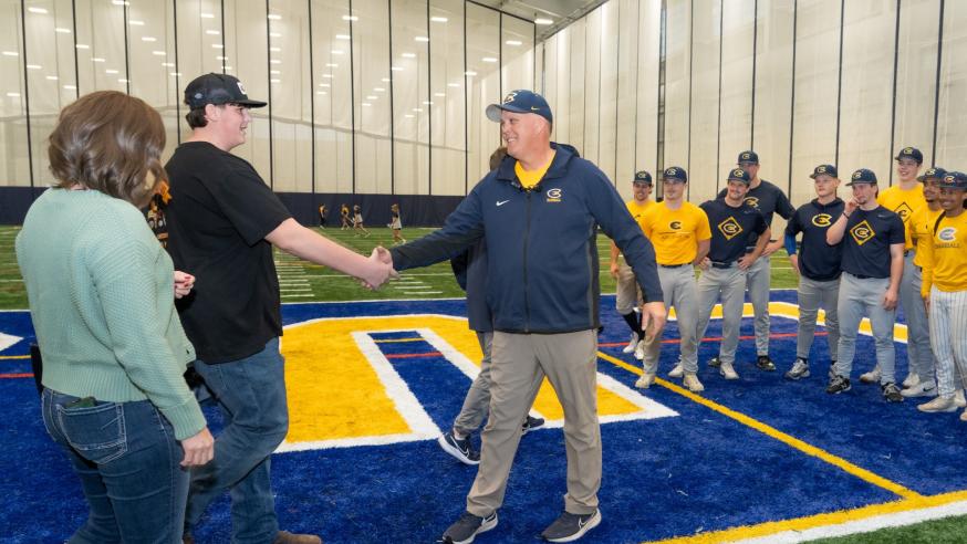 Jeff Dykes reunites with Kaden Gulich after saving him