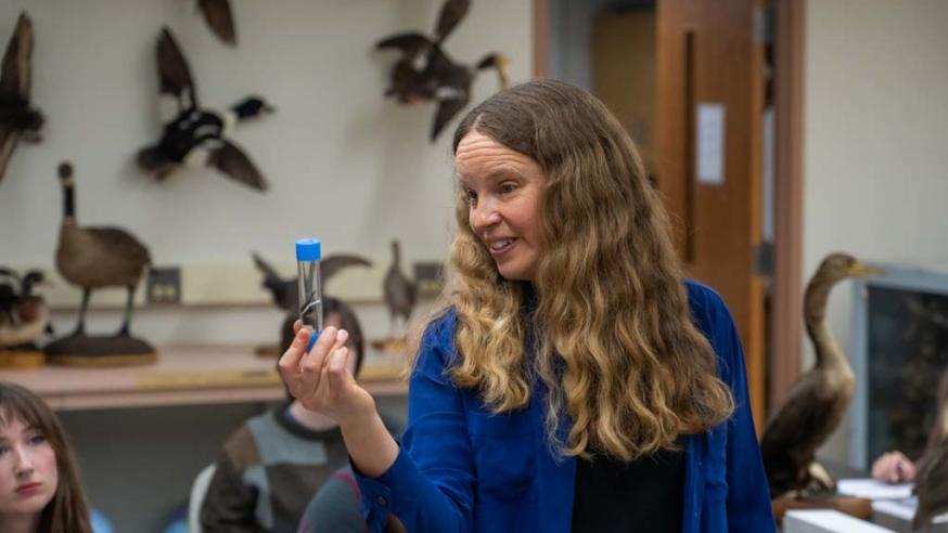 Jennifer Smith in lab